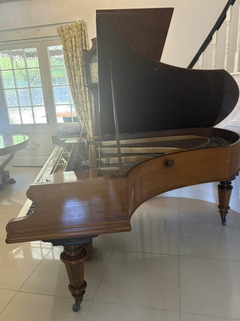Exceptional Quality Antique C.Bechstein Victorian Rosewood Boudoir Grand Piano Model V (1898) - Image 12